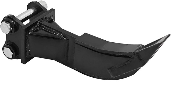 Ripper attachment breaking hard or frozen ground