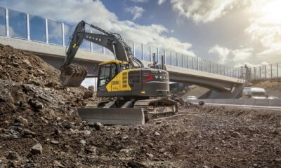 Volvo ECR355 Short-Swing Excavator.