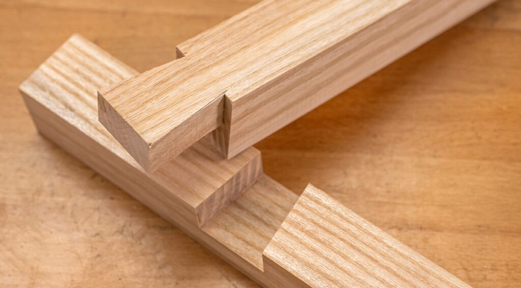A half-lap joint. (Photo: Courtesy)