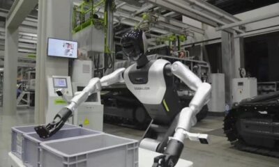 Humanoid robot developed by Zoomlion, featuring a human-like body design
