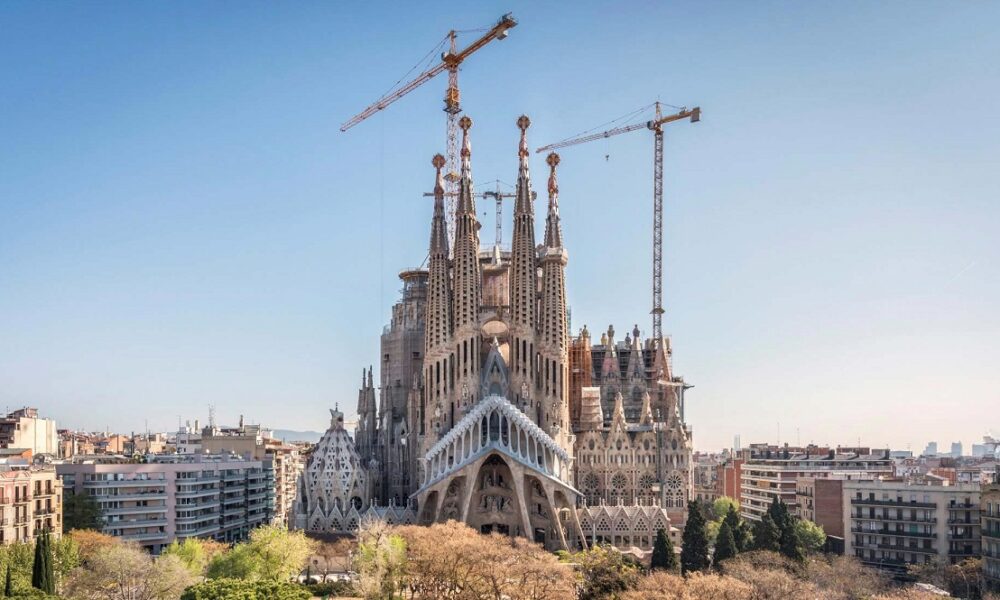 La Sagrada Família in Barcelona, Spain.